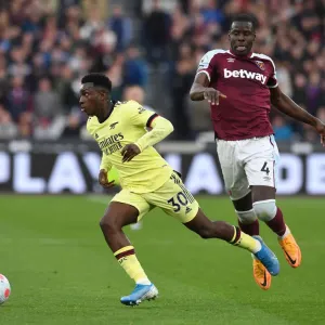 Nketiah vs. Zouma: A Battle of Intense Determination in Arsenal's Clash with West Ham