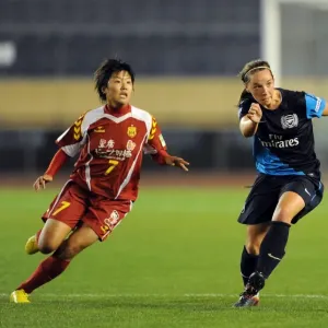 Nobbs vs. So Yun: A 1-1 Stalemate - Arsenal Ladies vs. INAC Kobe at Nishigaoka Stadium, Tokyo Nobbs vs. So Yun: A 1-1 Stalemate - Arsenal Ladies vs. INAC Kobe at Nishigaoka Stadium, Tokyo