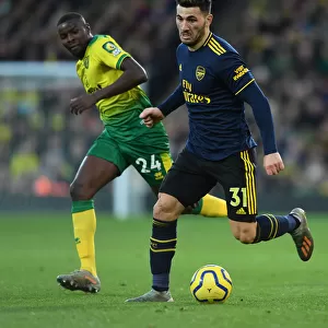 Norwich City vs Arsenal: Sead Kolasinac Clashes with Ibrahim Amadou