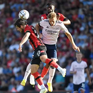 Odegaard Stands Firm: Arsenal's Midfield Battle against Bournemouth's Pearson and Lerma
