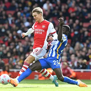 Odegaard vs Caicedo: Intense Rivalry Unfolds - Arsenal vs Brighton Premier League Showdown (2021-22)