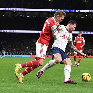 Odegaard vs. Hojbjerg: A Battle of Midfield Masters in the Premier League Showdown between Arsenal and Tottenham