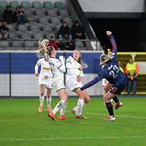 OH Leuven v Arsenal Women FC - UEFA Women's Champions League 2025/26 KO play-offs First Leg<br> OH Leuven v Arsenal Women FC - UEFA Women's Champions League 2025/26 KO play-offs