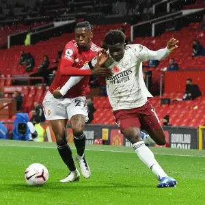 Empty Old Trafford: Saka vs Wan-Bissaka - Premier League Showdown (2020-21) Empty Old Trafford: Saka vs Wan-Bissaka - Premier League Showdown (2020-21)