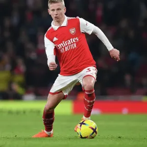 Oleksandr Zinchenko in Action Print