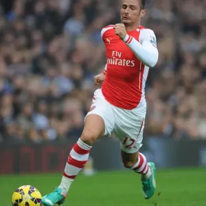 Olivier Giroud in Action: Arsenal vs. West Bromwich Albion, Premier League 2014/15
