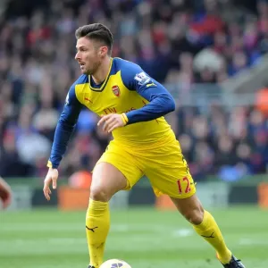 Olivier Giroud: In Action Against Crystal Palace, Premier League 2014-15