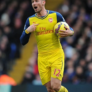 Olivier Giroud in Action: Crystal Palace vs Arsenal, Premier League 2014-15