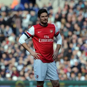 Olivier Giroud in Action: West Bromwich Albion vs. Arsenal, Premier League 2012-13 Olivier Giroud in Action: West Bromwich Albion vs. Arsenal, Premier League 2012-13
