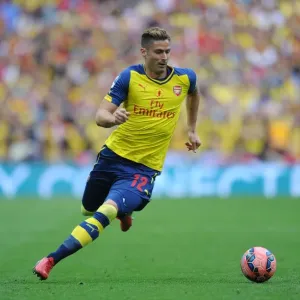 Olivier Giroud (Arsenal). Arsenal 4: 0 Aston Villa. FA Cup Final. Wembley Stadium, 30 / 5 / 15 Olivier Giroud (Arsenal). Arsenal 4: 0 Aston Villa. FA Cup Final. Wembley Stadium, 30 / 5 / 15