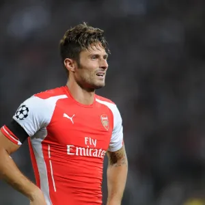 Olivier Giroud (Arsenal). Besiktas 0: 0 Arsenal. UEFA Champions League Qualifier 1st Leg