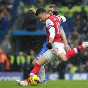 Olivier Giroud (Arsenal). Chelsea 2: 1 Arsenal. Barclays Premier League. Stamford Bridge, 20 / 1 / 13