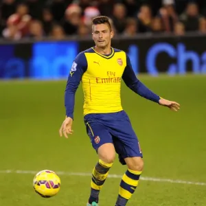 Olivier Giroud Faces Liverpool: Arsenal vs. Liverpool, Premier League 2014/15 Olivier Giroud Faces Liverpool: Arsenal vs. Liverpool, Premier League 2014/15