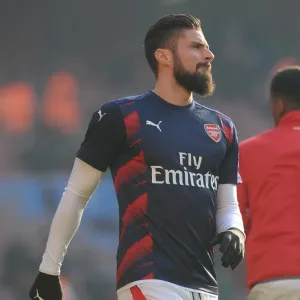 Olivier Giroud Print - Arsenal Player Portrait