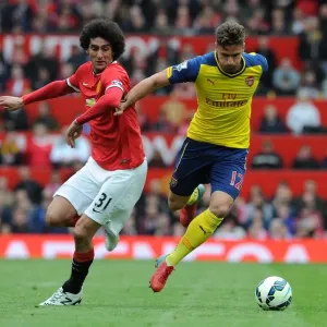 Olivier Giroud Print - Manchester United 1:1 Arsenal