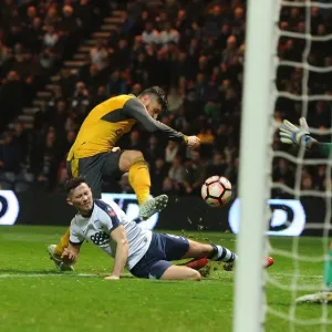 Prints of Season 2016-17 Prints: Preston North End v Arsenal - FA Cup - 2017