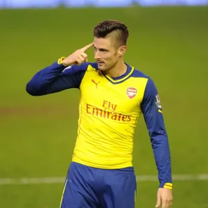 Olivier Giroud Scores the Decisive Goal: Arsenal's Victory over Liverpool, Premier League 2014/15 Olivier Giroud Scores the Decisive Goal: Arsenal's Victory over Liverpool, Premier League 2014/15