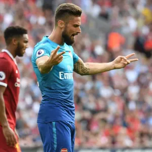 Olivier Giroud vs. Liverpool: Premier League Showdown (2017-18)