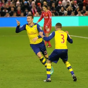 Olivier Giroud's Brace: Arsenal's Victory Over Liverpool in Premier League 2014/15 Olivier Giroud's Brace: Arsenal's Victory Over Liverpool in Premier League 2014/15