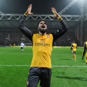 Olivier Giroud's Double: Arsenal's FA Cup Triumph over Preston North End (January 2017)