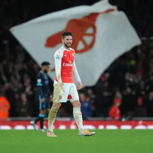 Olivier Giroud's Euphoric Moment: Arsenal's Goal Against Manchester City (2015-16) Olivier Giroud's Euphoric Moment: Arsenal's Goal Against Manchester City (2015-16)