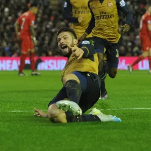 Olivier Giroud's Hat-Trick: Arsenal's Victory over Liverpool, Premier League 2015-16 Olivier Giroud's Hat-Trick: Arsenal's Victory over Liverpool, Premier League 2015-16