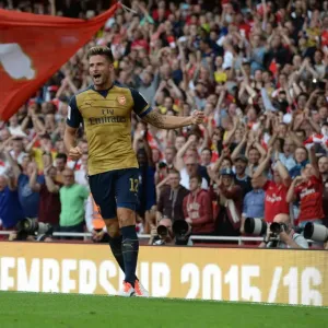 Season 2015-16 Prints: Arsenal v Olympique Lyonnais - Emirates Cup 2015/16