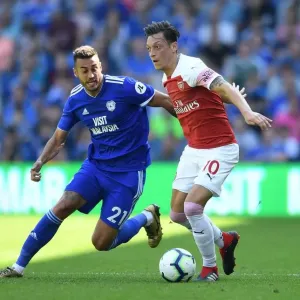 Ozil vs. Camarasa: Clash of the Midfield Maestros - Cardiff City vs. Arsenal FC, Premier League 2018-19 Ozil vs. Camarasa: Clash of the Midfield Maestros - Cardiff City vs. Arsenal FC, Premier League 2018-19