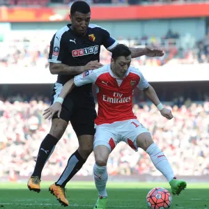 Ozil vs. Deeney: FA Cup Sixth Round Battle at Arsenal Ozil vs. Deeney: FA Cup Sixth Round Battle at Arsenal