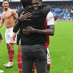 Partey and Arteta: Emotional Reunion after Chelsea vs. Arsenal Premier League Clash