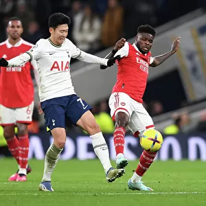 Partey vs. Son: Intense Battle in the Premier League Clash between Tottenham and Arsenal