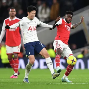 Partey vs. Son: Intense Battle in the Premier League Clash between Tottenham and Arsenal Partey vs. Son: Intense Battle in the Premier League Clash between Tottenham and Arsenal