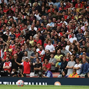Passionate Arsenal Fans at Emirates Stadium: Arsenal vs Chelsea, Premier League 2021-22