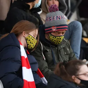 Passionate Arsenal Fans at Meadow Park: Arsenal Women's FA WSL Match vs Birmingham City