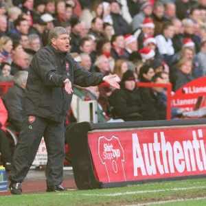 Pat Rice the Arsenal Assistant Manager. Charlton Athletic 0: 1 Arsenal