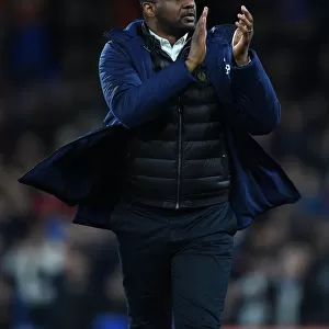 Patrick Vieira Celebrates with Crystal Palace Fans After Arsenal Match