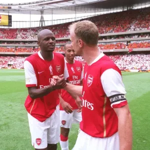 Patrick Vieira and Dennis Bergkamp (Arsenal) Patrick Vieira and Dennis Bergkamp (Arsenal)