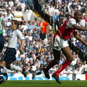Patrick Vieira's Thrilling Goal: Arsenal's Historic FA Premiership Victory at White Hart Lane, 2003-2004 Patrick Vieira's Thrilling Goal: Arsenal's Historic FA Premiership Victory at White Hart Lane, 2003-2004