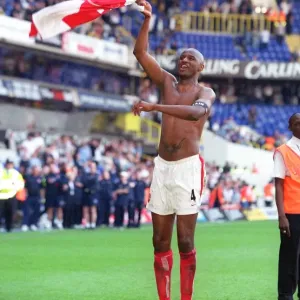 Patrick Vieira's Triumph: Arsenal Claims FA Premiership Title at White Hart Lane Patrick Vieira's Triumph: Arsenal Claims FA Premiership Title at White Hart Lane