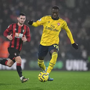 Pepe in Action: AFC Bournemouth vs. Arsenal FC, Premier League 2019-20
