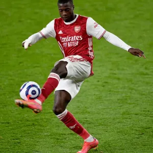 Pepe in Action: Arsenal vs Liverpool, Premier League 2020-21, Emirates Stadium