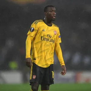 Pepe in Action: Arsenal's Europa League Clash against Vitoria Guimaraes Pepe in Action: Arsenal's Europa League Clash against Vitoria Guimaraes