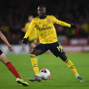 Pepe in Action Print: Premier League Photo