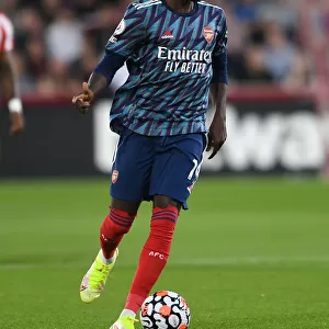 Pepe in Action: Brentford vs Arsenal, 2021-22 Premier League