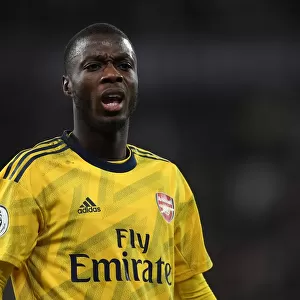 Pepe in Action: West Ham vs. Arsenal - Premier League Clash, London, 2019