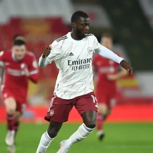 Nicolas Pepe Print at Anfield Nicolas Pepe Print at Anfield