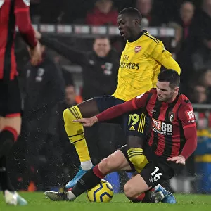 Pepe Foul: AFC Bournemouth vs. Arsenal FC, Premier League (December 2019)