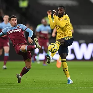 Pepe Under Pressure: West Ham vs. Arsenal, Premier League Clash, London, 2019