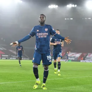 Pepe Scores First in Empty St. Mary's: Southampton vs. Arsenal, Premier League 2021