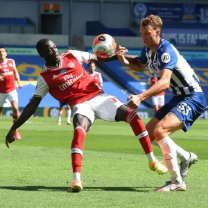 Pepe vs Burn: Empty-stadium Showdown - Brighton & Hove Albion vs Arsenal FC, Premier League 2019-2020